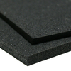 Rubber-Cal Recycled Rubber Sheet - 60A - Smooth Finish - No Backing - 0.25" T x 24" W x 48" L - Black 33-008-250