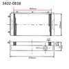 Hhip 450mm X 200mm Standard Pole Permanenet Magnetic Chuck 3402-0838