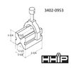Hhip 1.77 X 1.61 X 2.76" V-Block & Clamp Set 3402-0953