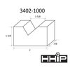 Hhip 2 X 1-5/8 X 1-3/8" Cast Iron V Block Set 3402-1000