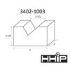 Hhip 5 X 2-1/2 X 3-1/8" Cast Iron V Block Set 3402-1003