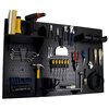 Wall Control Standard Industrial Pegboard Kit, Black/Black 35-IWRK-400-BB