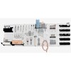 Wall Control Expanded Industrial Pegboard Kit, White/Black 35-IWRK-800-WB