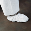 Kleenguard Breath Parti Protect Shoe Cover SergSeam FulElast WHT 300/Cs 36885