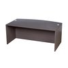 Boss Desk Shell, 71" W X Driftwood Base, Laminate Frame, Laminate Base, Driftwood Frame, Driftwood N189-DW