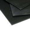 Rubber-Cal Silicone Sheet - 50A - Smooth Finish - No Backing - 0.25" Thick x 36" Width x 48" Length - Black 36-005B-250