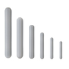 Bel-Art Bel-Art Spinbar Teflon Magnetic Stir Bar: 80x10mm, White, w/o Pivot Ring F37120-0080