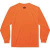 Ergodyne Orange Non-Certified Long Sleeve T-Shirt 8091