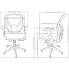 Lorell Managerial Chair, Mesh, Adjustable Arms, Black LLR40203