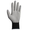 Kleenguard Polyurethane Coated Gloves, Palm Coverage, Gray, L, PR 38728