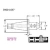 Hhip #30 NMTB X 1" End Mill Holder 3900-1697