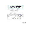 Hhip #30 NMTB ER-40 Collet Chuck-Drawbar End 3900-5084