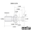 Hhip 2.91 X 1.10" 15 Degree CAT50 Coolant Thru Retention Knob 3900-5378