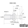 Hhip 2.13 X .75" 15 Degree Iso 40A Coolant Thru Retention Knob 3900-5381