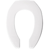 Bemis Elg Oflc Sta 3Lft Pl White, Without Cover, Plastic, Elongated, White 7B3L2155T 000
