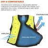 Chill-Its By Ergodyne Medium Evaporative Cooling Vest, Lime 6685