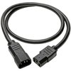 Tripp Lite Power Cord, C14 to C13, 15A, 14AWG, 3ft P005-003
