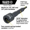 Klein Tools 4-in-1 Square Impact Socket NRHD4