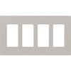 Lutron Designer Wall Plates, Number of Gangs: 4 Satin Finish, Taupe SC-4-TP
