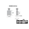 Hhip Clamp For 8122024" Electronic Height Gage With SPC Port 4300-0151