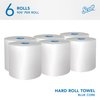 Kimberly-Clark Professional Hard Roll Towels with Absorbency Pockets, for Blue Core Dispensers, White, (900'/Roll, 6 Rolls/Case) 43959