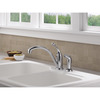 Delta Commercial 2 Hole Single, Hndl Kitchen Faucet with Spray 441-DST