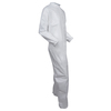 Kleenguard Disposable Coveralls, 25 PK, White, KleenGuard(TM) A40, Zipper 44307