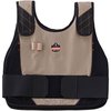 Chill-Its By Ergodyne Premium Cooling Vest Only, S/M, Khaki 6225
