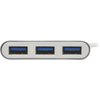 Tripp Lite USB Hub, 4 Port, Portable, Mini, Aluminum U360-004-AL