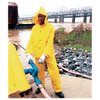 Mcr Safety 3 Pc. Rainsuit w/Detach Hood, Yellow, L 2003L