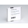 Durable Office Products Info Sign, 6-1/8"W x6-1/8"H 480223