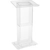 Oklahoma Sound Acrylic Lectern w/Shelf 401S