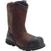 Avenger Safety Footwear Size 15 Men's Wellington Boot Composite Work Boot, Brown A7876