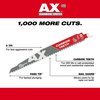 Milwaukee Tool 9" L x 5 TPI Reciprocating Saw Blade 48-00-8526