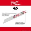 Milwaukee Tool & Equipment 6 in L x 18 TPI Metal Cutting Bi-Metal Reciprocating Saw Blade 48-01-7184