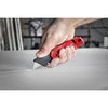 Milwaukee Tool 6-7/8 in. FASTBACK General Purpose Compact Folding Utility Knife with 5 Blade Storage in Red 48-22-1502