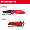 Milwaukee Tool FASTBACK Spring Assisted Folding Knife 48-22-1530