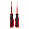 Milwaukee Tool Insulated Screwdriver St, 4 1/4 in L, 2pcs 48-22-2207