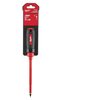 Milwaukee Tool 1/4 in. x 6 in. Slotted 1000 Volt Insulated Screwdriver 48-22-2221