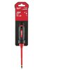 Milwaukee Tool 3/16 in. x 4 in. Cabinet 1000 Volt Insulated Screwdriver 48-22-2231