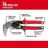 Milwaukee Tool Right Cutting Right Angle Snips 48-22-4521