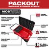 Milwaukee Tool PACKOUT Rolling Tool Chest, Black/Red, Plastic, 38 in W x 12 in D x 16 in H 48-22-8428