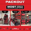 Milwaukee Tool PACKOUT Tool Crate, Polymer, Red, 18-3/4 in W x 15-1/2 in D x 10 in H 48-22-8440