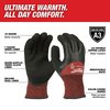 Milwaukee Tool Level 3 Cut Resistant Latex Dipped Insulated Winter Gloves - X-Large 48-22-8923