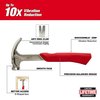 Milwaukee Tool 12oz Smooth Face Hybrid Claw Finish Hammer 48-22-9019