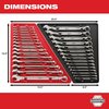 Milwaukee Tool 15 pc. SAE Combination Wrench Set 48-22-9415