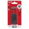 Milwaukee Tool SHOCKWAVE 3-1/2 in Phillips #2 Impact Duty Power Bit, 5-Piece Pack 48-32-4564