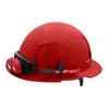 Milwaukee Tool Full Brim Red Full Brim Hard Hat w/6pt Ratcheting Suspension - Type 1, Class E, Type 1, Class E 48-73-1129