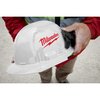 Milwaukee Tool Front Brim Red Front Brim Vented Hard Hat w/6pt Ratcheting Suspension - Type 1, Class C 48-73-1228
