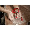 Milwaukee Tool Reusable Silicone Replacement Banded Flanged Ear Plugs, Flanged Shape, 26 dB, Red, 5 PK 48-73-3205